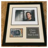 Chris Pratt Autograph Custom Framed and Matted 11x14" Piece