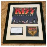 Gene Simmons Autograph Custom Framed and Matted 11x14" Piece