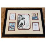 Johnny Unitas Autograph Custom Framed and Matted 11x14" Piece