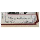 Johnny Unitas Autograph Custom Framed and Matted 11x14" Piece