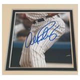 Alex Rodriguez Autograph Custom Framed and Matted 11x14" Piece
