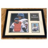 Terry Steinbach Autograph Custom Framed and Matted 11x14" Piece