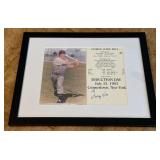 George Kell Autograph Custom Framed and Matted 11x14" Piece