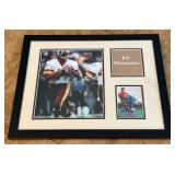 Joe Theismann Autograph Custom Framed and Matted 11x14" Piece