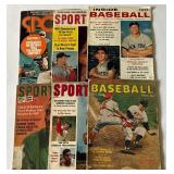 (6) Vintage Baseball and Basketball Publications 1950
