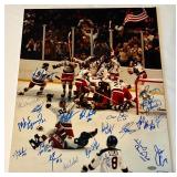 1980 Olympic Hockey Team Autographed 16x20