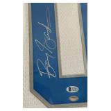 Barry Sanders Autographed Jersey w/ Beckett COA Custom Framed, Matted, Photos - 34"x35" - Detroit Lions Football