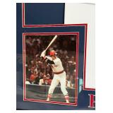 Carlton Fisk Autographed Jersey w/ JSA COA - Custom Framed and Matted 43.5"x35.5" Boston Red Sox Baseball