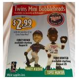 Torii Hunter and Corey Koskie Autographed 29"x40" McDonalds Minnesota Twins Advertisement