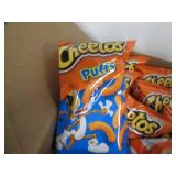 9 Eight ounce bags of Cheetos puffs...