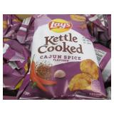 28 2.12ox bags of Lays kettle chips...