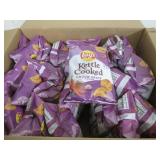 28 2.12ox bags of Lays kettle chips...