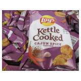 28 2.12ox bags of Lays kettle chips...
