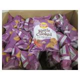 28 2.12ox bags of Lays kettle chips...
