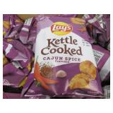 28 2.12ox bags of Lays kettle chips...
