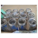 2 Flats of canning jars...