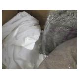 Box of assorted King size new beddi...