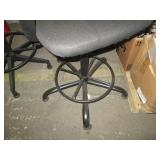 3 Stationary swivel mesh back chair...