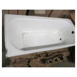 Metal enamel coated bath tub, minor...