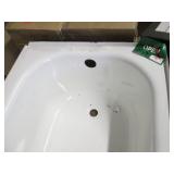 Metal enamel coated bath tub, minor...