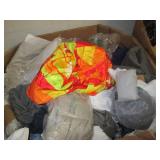 Pallet of assorted clothes and bedd...