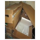 Pallet of new sinks and toilets...