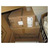 Pallet of new sinks and toilets...