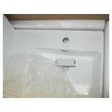 Pallet of new sinks and toilets...