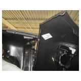 Pallet of truck trim, mainly bumper...