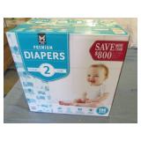 196 size 2 diapers...