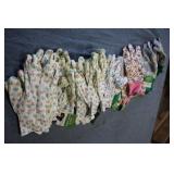22 pairs of gardening gloves...