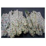 22 pairs of gardening gloves...