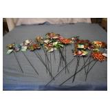 Variety of garden stakes...
