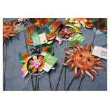 Variety of garden stakes...