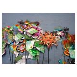 Variety of garden stakes...