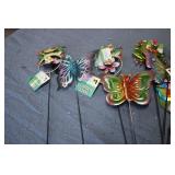 Variety of garden stakes...