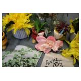 Artificial flower and succulent dis...