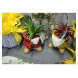 Artificial flower and succulent dis...