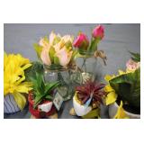 Artificial flower and succulent dis...