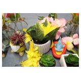 Artificial flower and succulent dis...