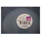 Plastic oval plates, mugs, and serv...