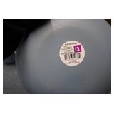 Plastic oval plates, mugs, and serv...