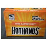 HOT HANDS Long lasting heat 36 pair...