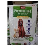 30lb Bag of Premium Dog Food For Ad...