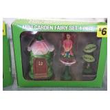 Mini garden gnome and fairy set...