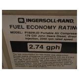 Ingersoll-Rand® John Deere 179 cid Diesel Trailered Compressor P160WJD 2-5/16" Ball