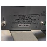 TOA 700 Series 120W Rack-Mount Amplifier A-712