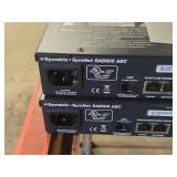 Lot of (2) Symetrix SymNet Radius AEC Rack-Mount Network Switch Electronic Equipment