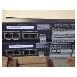 Lot of (2) Symetrix SymNet Radius AEC Rack-Mount Network Switch Electronic Equipment