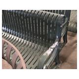 Lot of (2) Metal Park Benches